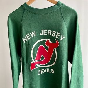 Vintage NJ Devils Soffee Sweatshirt